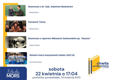 Baner zapowiadający audycję