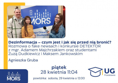 Baner zapowiadający audycję