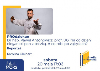 Baner zapowiadający audycję