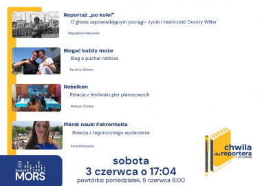 Baner zapowiadający audycję