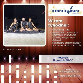 Baner zapowiadający audycję