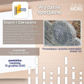 Baner zapowiadający audycję