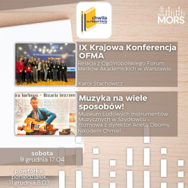 Baner zapowiadający audycję