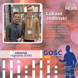 Baner zapowiadający audycję