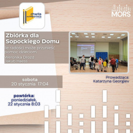 Baner zapowiadający audycję