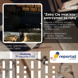 Baner zapowiadający audycję