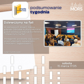 Grafika zapowiadająca audycję