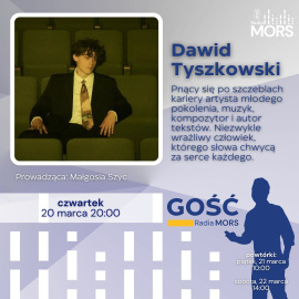 Grafika zapowiadająca audycję