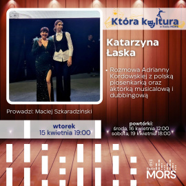 Grafika zapowiadająca audycję