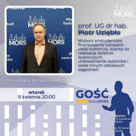 Grafika zapowiadająca audycję