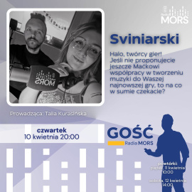 Grafika zapowiadająca audycję