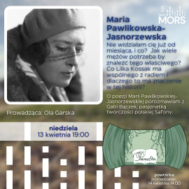 Grafika zapowiadająca audycję