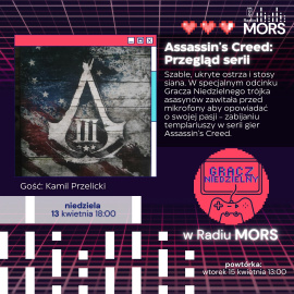 Grafika zapowiadająca audycję