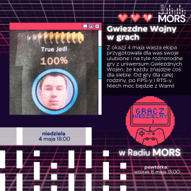 Grafika zapowiadająca audycję