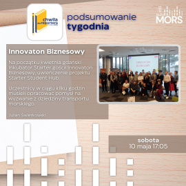 Grafika zapowiadająca audycję