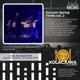 Grafika zapowiadająca audycję