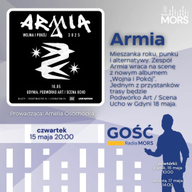 Grafika zapowiadająca audycję