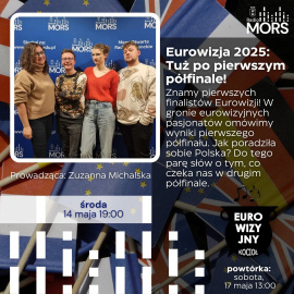 Grafika zapowiadająca audycję