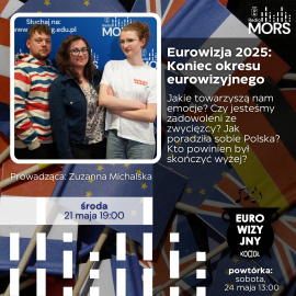 Grafika zapowiadająca audycję