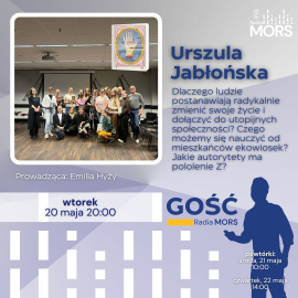 Grafika zapowiadająca audycję