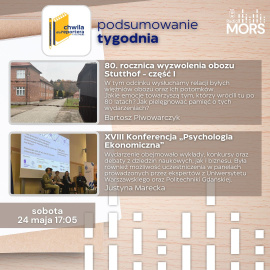 Grafika zapowiadająca audycję