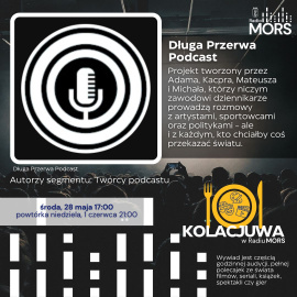 Grafika zapowiadająca audycję