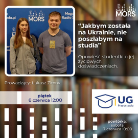 Grafika zapowiadająca audycję