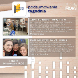 Grafika zapowiadająca audycję