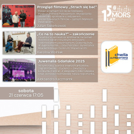 Grafika zapowiadająca audycję