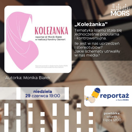 Grafika zapowiadająca audycję