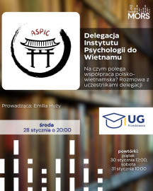Grafika zapowiadająca audycję