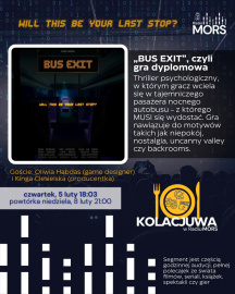 Grafika zapowiadająca audycję