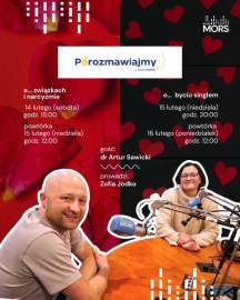 Grafika zapowiadająca audycję