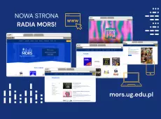 Grafika ze zrzutami ekranu: NOWA STRONA RADIA MORS